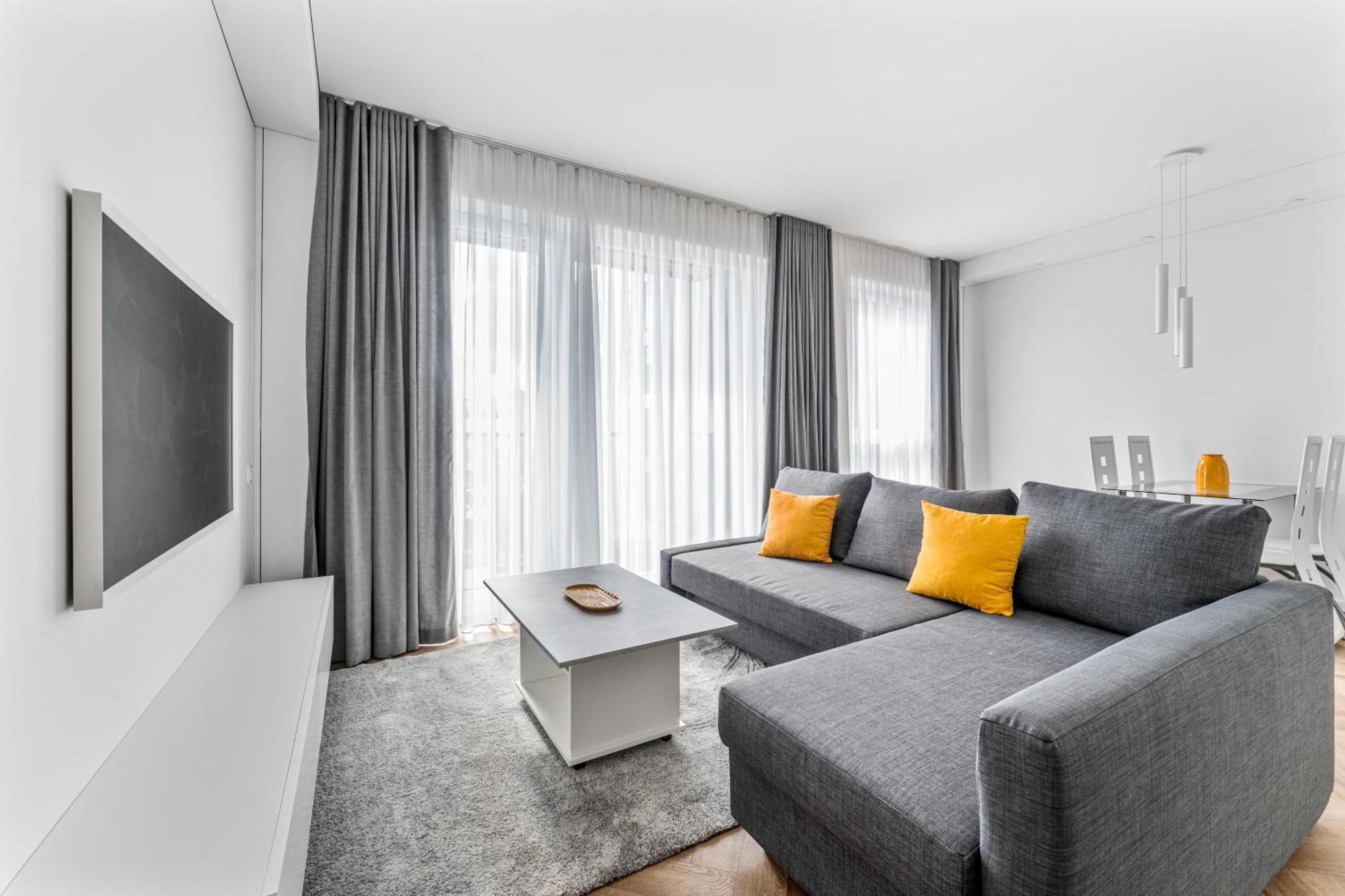 50m2 Near Japanese Garden - 4th Floor Apartment Vilnius
